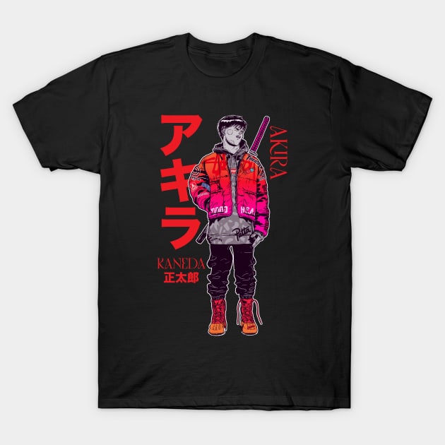 Kaneda Akira Fashion T-Shirt by justblackdesign